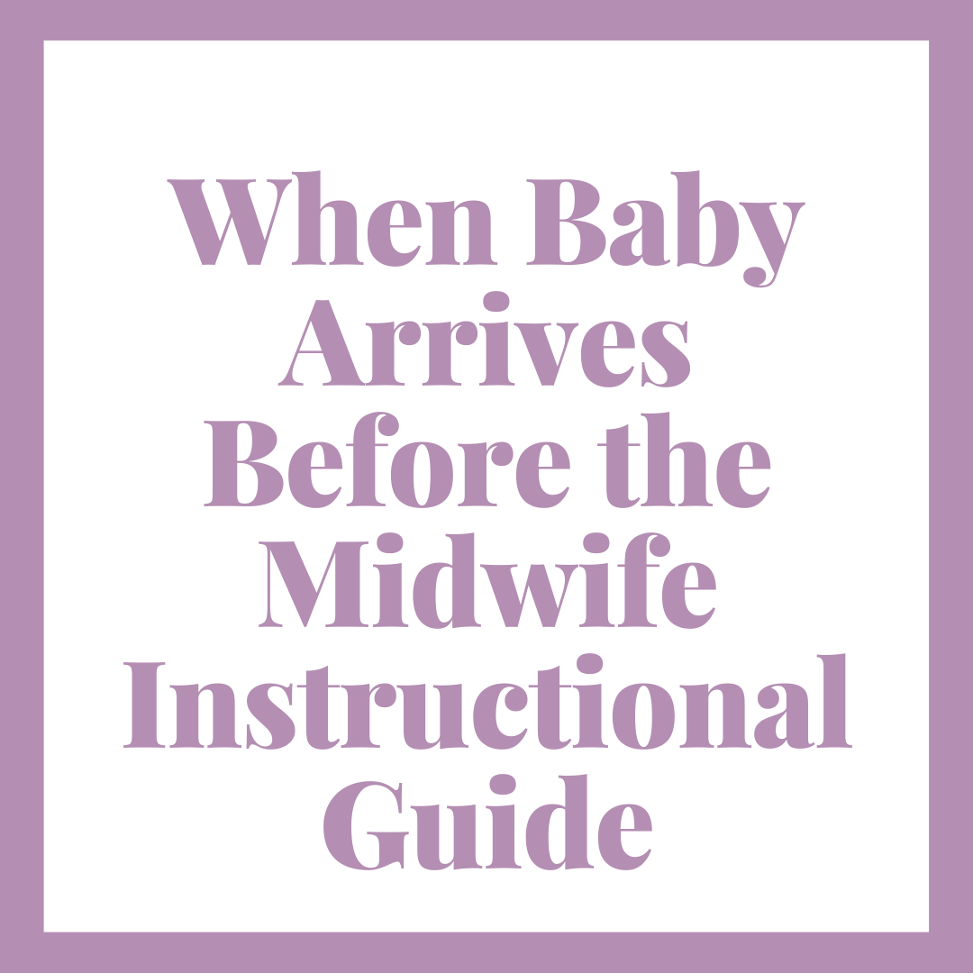 When Baby Arrives Before the Midwife Instructional Guide